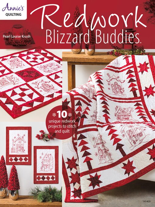 Title details for Redwork Blizzard Buddies by Pearl Louis Krush - Wait list
